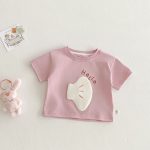 【73-120cm】半袖Tシャツ ベビー 男女兼用 可愛い カジュアル - 画像 (2)