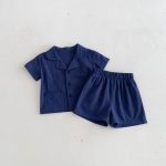 【80-130cm】セットアップ ベビー 男の子 韓国風 シンプル - 画像 (5)