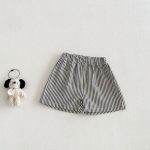 【73-100cm】Tシャツ or ショートパンツ ベビー 男の子 カートゥーンワッペン ストライプ - 画像 (6)