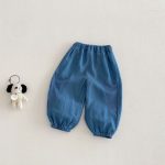 【73-120cm】半袖シャツ or デニムパンツ 韓国風 ストライプ - 画像 (6)
