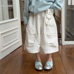 【100-170cm】ワイドパンツ キッズ 七分丈 韓国風 ゆったり - 画像 (7)