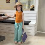 【100-170cm】ベスト 女の子 無地 ベーシック ナチュラル - 画像 (4)