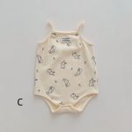 【66-90cm】キャミロンパース ベビー プリント 着心地良い - 画像 (9)