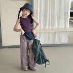 【100-170cm】ベスト 女の子 無地 ベーシック ナチュラル - 画像 (9)