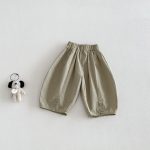 【73-120cm】パンツ キッズ 無地 カジュアル ゆったり - 画像 (7)