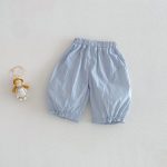 【73-120cm】ベスト or パンツ ベビー 女の子 無地 おしゃれ フリルデザイン - 画像 (17)