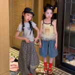 【90-150cm】半袖Ｔシャツ or キャミソール or パンツ 女の子 おしゃれ カジュアル - 画像 (3)