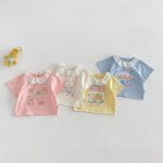 【73-120cm】Ｔシャツ 可愛い ガールズ 着心地良い トップス - 画像 (7)