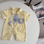 【66-100cm】ロンパース キイロ アイス クリーム 可愛い ベビー服 - 画像 (10)