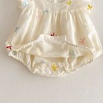 【66-110cm】ロンパースorワンピースフリル蝶結び柄 姉妹服 - 画像 (16)