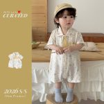 【66-90cm】ロンパース カラフル ドット 可愛い ベビー服 - 画像 (5)