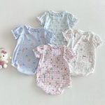 【66-90cm】ロンパース 可愛い 総柄 おしゃれ ベビー服 - 画像 (7)