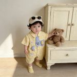 【66-100cm】ロンパース キイロ アイス クリーム 可愛い ベビー服 - 画像 (6)