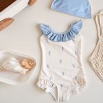 【80-130cm】水着 丸襟 可愛い 女の子 スイムウェア - 画像 (16)
