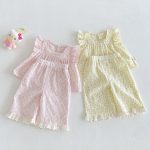 【73-110cm】セットアップ フラワー柄 フリル 女の子 - 画像 (7)