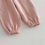 【73-110cm】スウェット セットアップ ベビー 男女兼用 セーラー風 バイカラー 熊柄 - 画像 (51)
