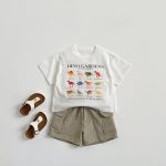 【80-160cm】Ｔシャツ ダイナソー カジュアル コットン - 画像 (7)