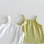 【73-110cm】セットアップ Tシャツ&キャミソール 柔らか 無地 シンプル 女の子 - 画像 (13)