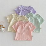 【80-120cm】Ｔシャツ パステルカラー 柔らか 女の子 トップス - 画像 (2)