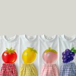【90-150cm】セットアップ フルーツ カジュアル