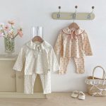 【73-100cm】セットアップ 柔らか フラワー柄 可愛い おしゃれ - 画像 (8)