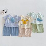 【73-110cm】Ｔシャツ 可愛い ボーダー トップス - 画像 (9)