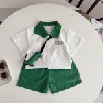 【73-100cm】セットアップ ダイナソー 可愛い トップス＆ボトムス - 画像 (10)