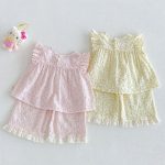 【73-110cm】セットアップ フラワー柄 フリル 女の子 - 画像 (6)
