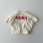 【73-100cm】半袖Tシャツ ベビー 韓国風 英字柄 - 画像 (3)