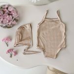 【66-100cm】水着 カラフル 帽子付き 全４色 可愛い - 画像 (8)