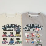 【90-150cm】Tシャツ キッズ カジュアル 重機柄 - 画像 (5)