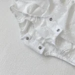 【66-90cm】ロンパース ベビー 女の子 韓国風 キャミ 小花柄 - 画像 (11)