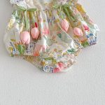 【66-90cm】ロンパース ベビー 女の子 チューリップ - 画像 (12)