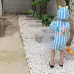 【90-140cm】水着 英字 バックストライプ 男の子 スイムウェア - 画像 (5)