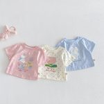 【80-150cm】Ｔシャツ 可愛い ドット 女の子 トップス - 画像 (13)