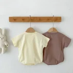 【66-90cm】ロンパース ベビー 半袖 キュート 軽やかな着心地 - 画像 (9)