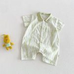 【66-90cm】オールインワン 総柄アート 可愛い ベビー服 - 画像 (5)