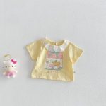 【73-120cm】Ｔシャツ 可愛い ガールズ 着心地良い トップス - 画像 (6)