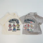 【90-150cm】Tシャツ キッズ カジュアル 重機柄 - 画像 (3)