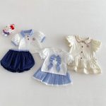 【73-120cm】シャツ パフスリーブ 可愛い 女の子 - 画像 (2)