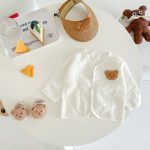 【66-100cm】サロペット＆帽子 クマ柄 可愛い ベビー服 - 画像 (9)