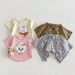 【73-120cm】ボトムス スカート風 チェック 可愛い 女の子 - 画像 (10)
