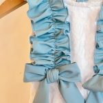 【90-140cm】水着 リボン フリル 可愛い 女の子 スイムウェア - 画像 (6)