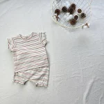 【73-100cm】セットアップ ベビー ボーダー - 画像 (6)
