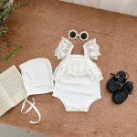【66-100cm】水着 レース プリンセス スイムウェア - 画像 (14)