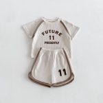 【73-110cm】ワッフルカジュアルセットアップ - 画像 (5)