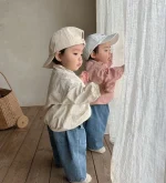 【73-100cm】アウター ベビー 韓国風 ナチュラル カジュアル - 画像 (5)