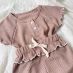 【73-100cm】ルームウェア セット ワッフル生地 着心地良い - 画像 (18)
