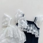 【66-100cm】水着 レース プリンセス スイムウェア - 画像 (16)