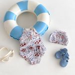 【66-100cm】水着 可愛い フラワー スイムウェア - 画像 (4)